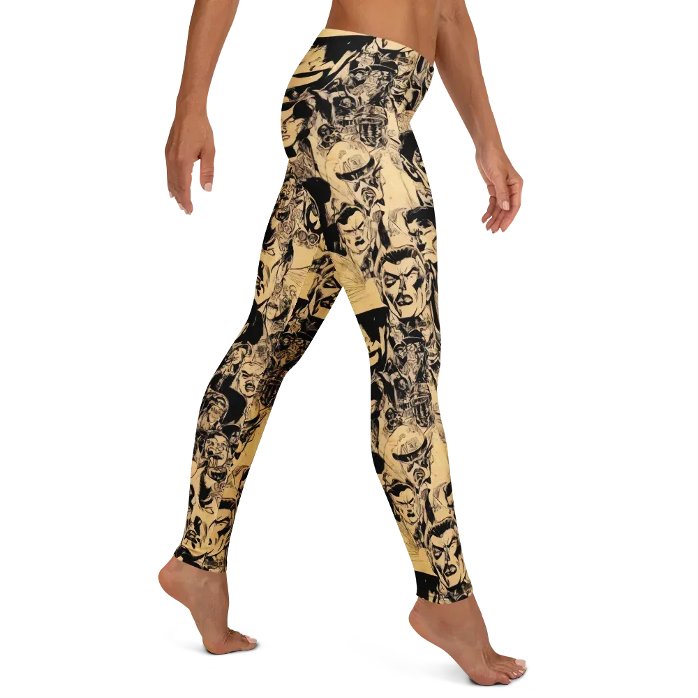 Ink Riot on Leggings — Right