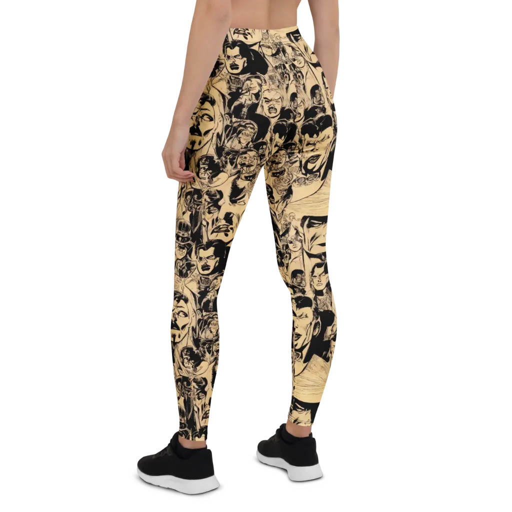 Ink Riot on Leggings — Back