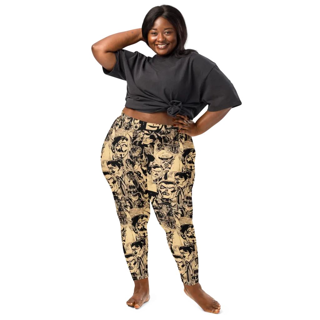 Ink Riot on Leggings — Front