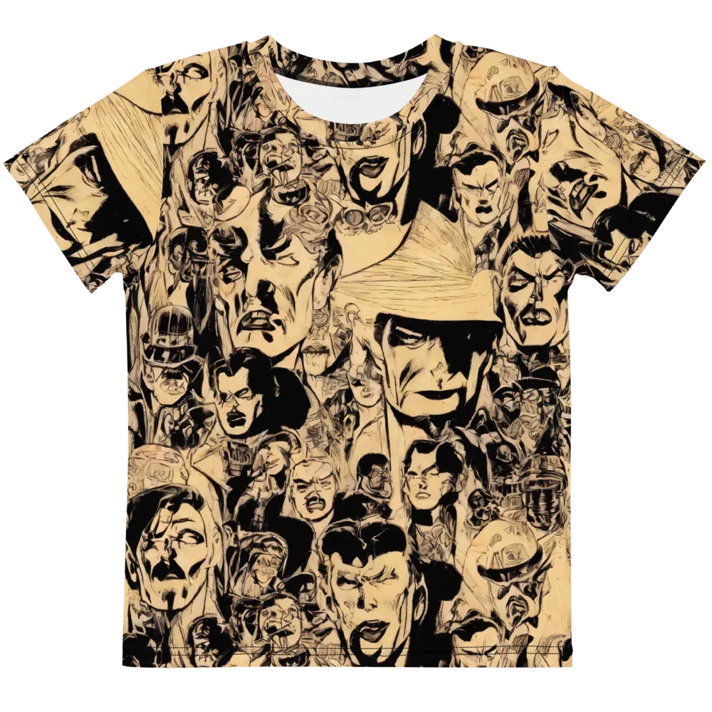 Ink Riot on Kids Crew Neck T-Shirt — Front
