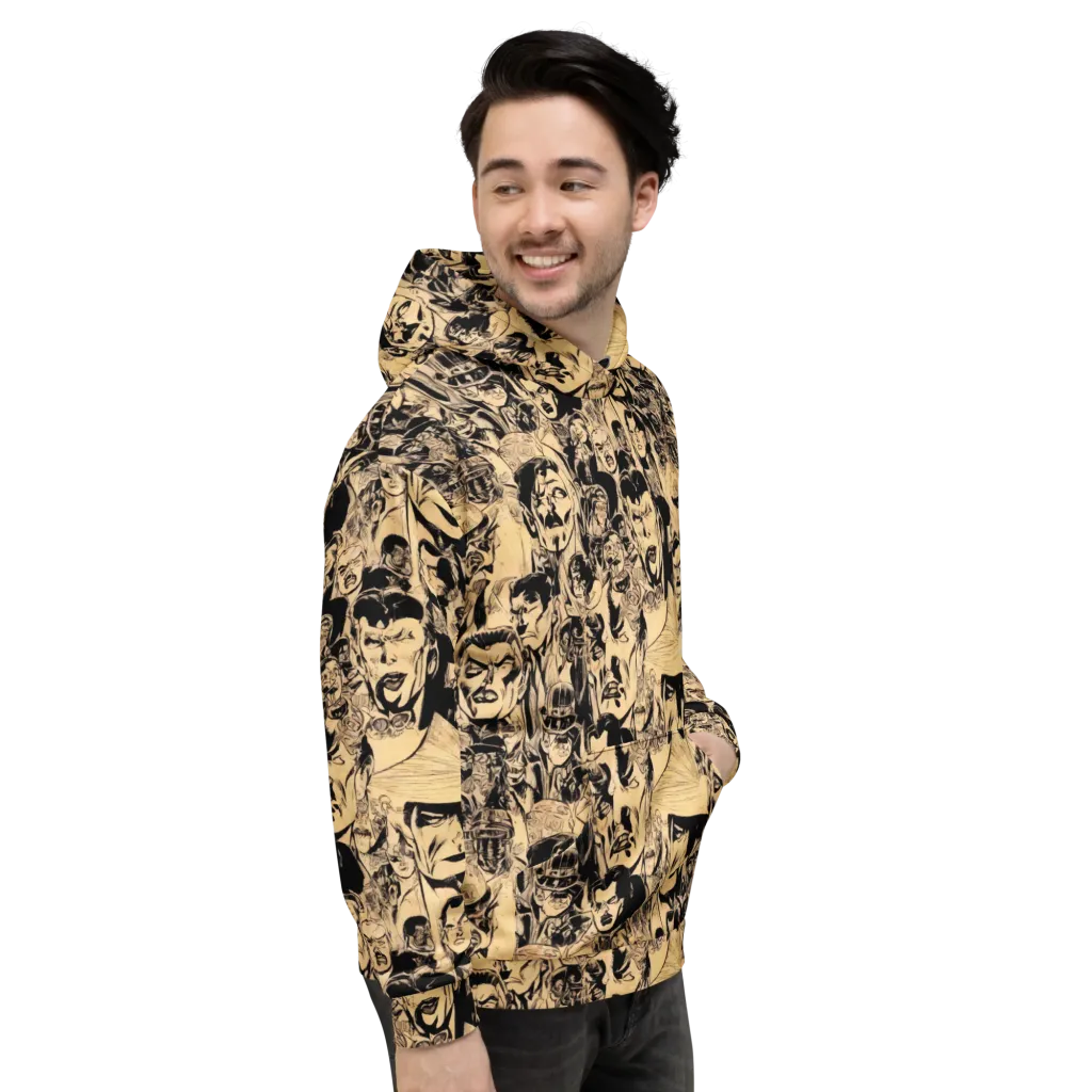 Ink Riot on Hoodie — Right