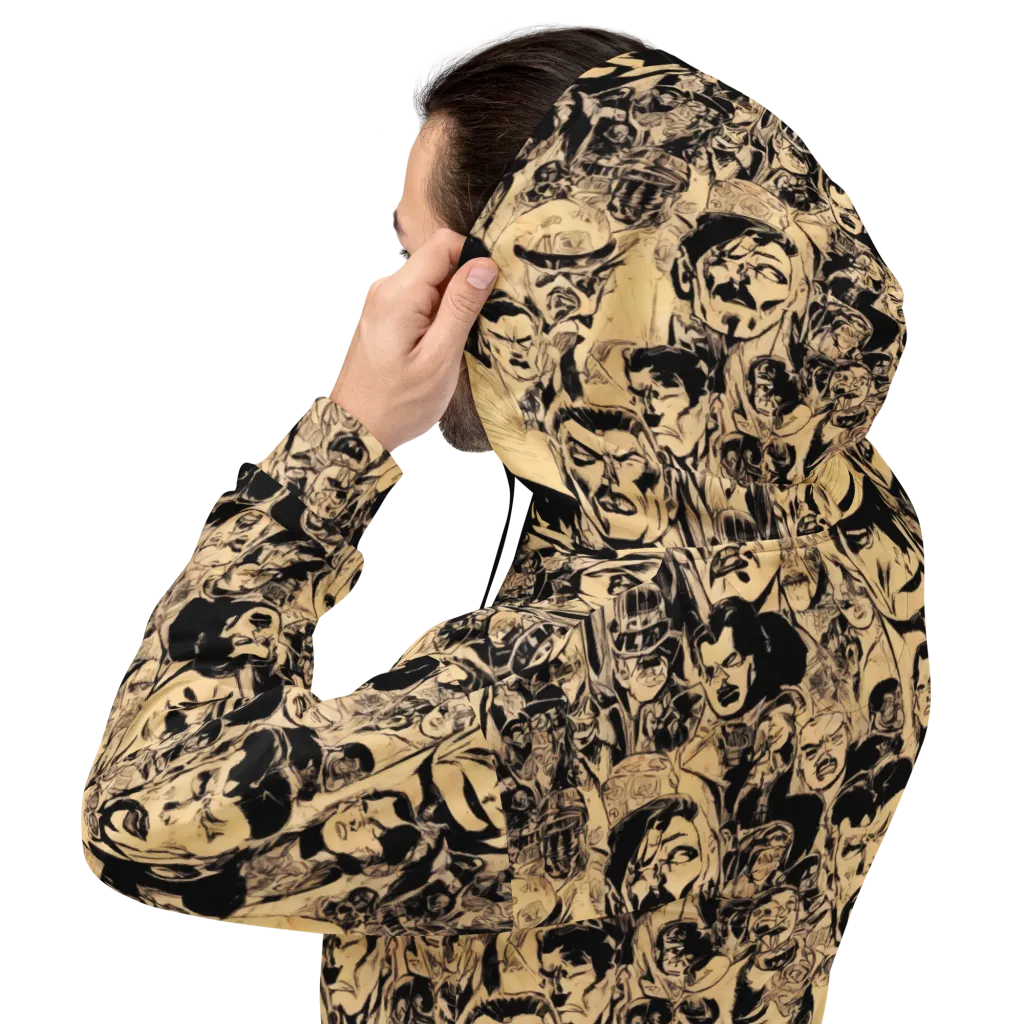 Ink Riot on Hoodie — Back