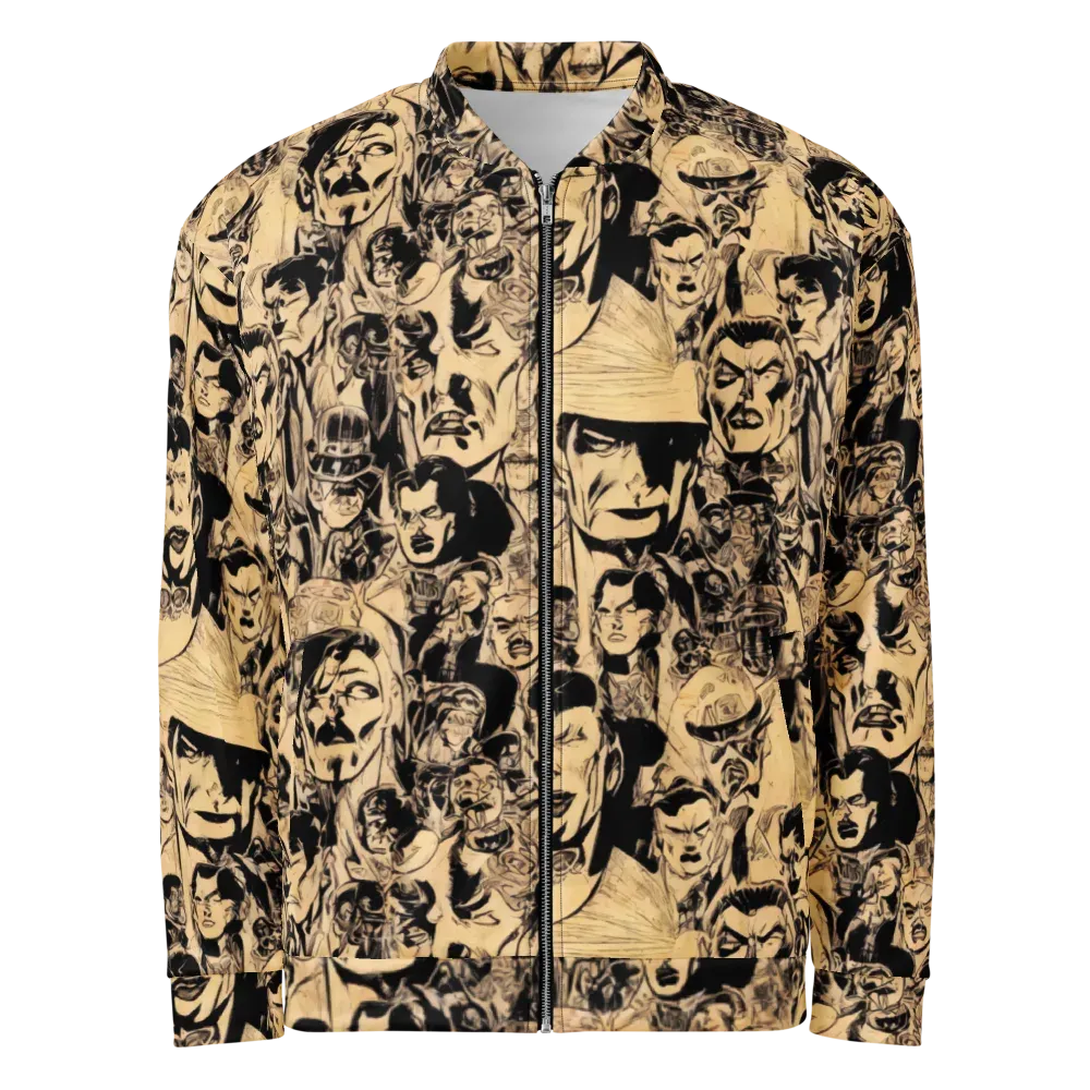 Ink Riot on Bomber Jacket — Front