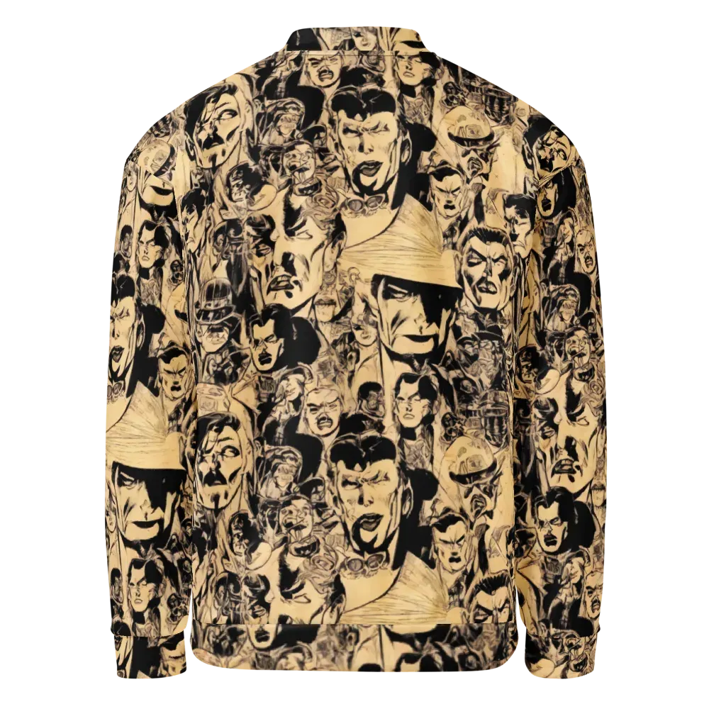 Ink Riot on Bomber Jacket — Back