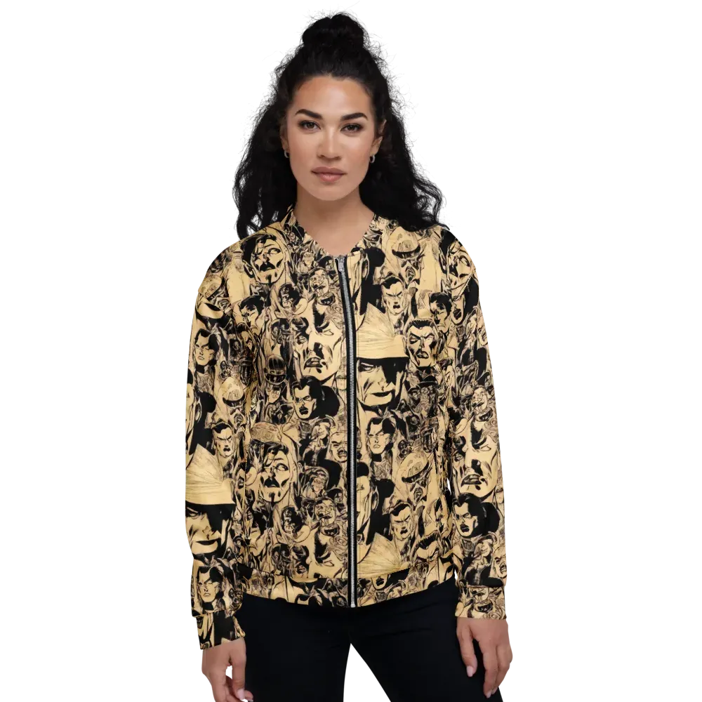 Ink Riot on Bomber Jacket — Front