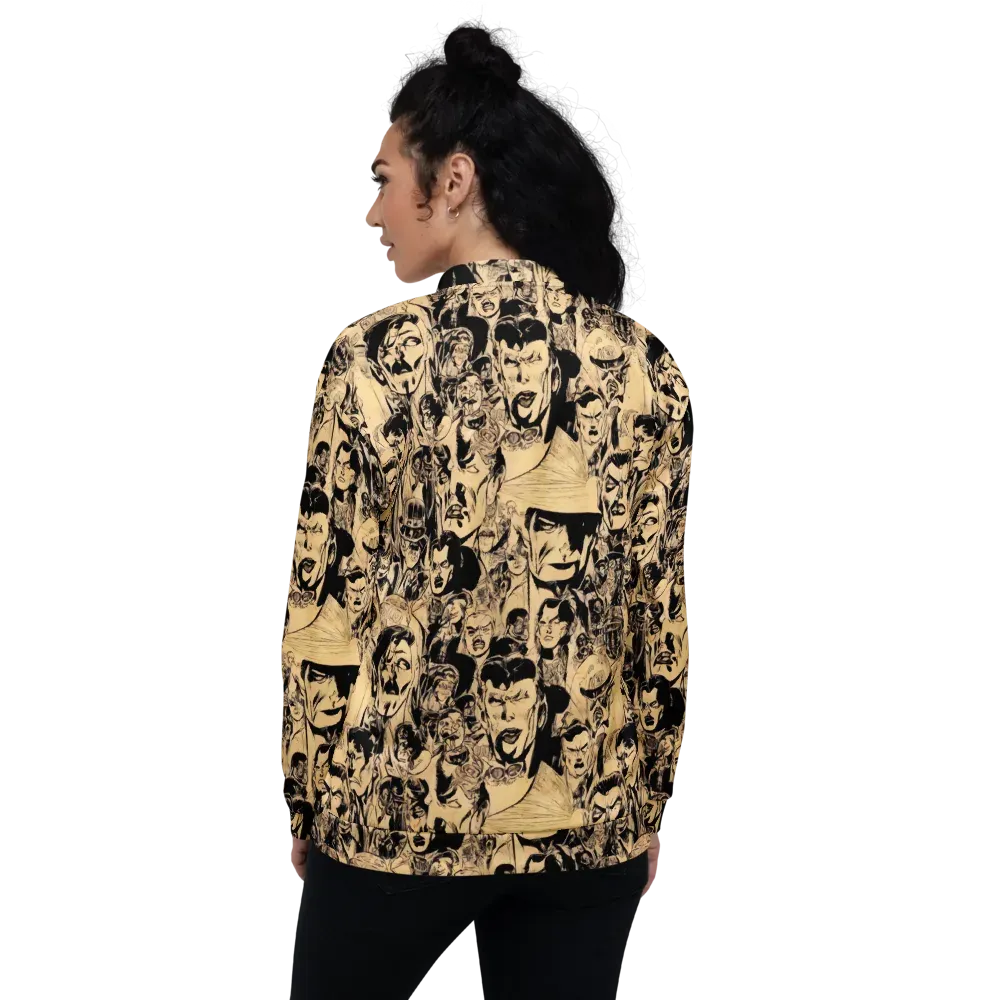 Ink Riot on Bomber Jacket — Back