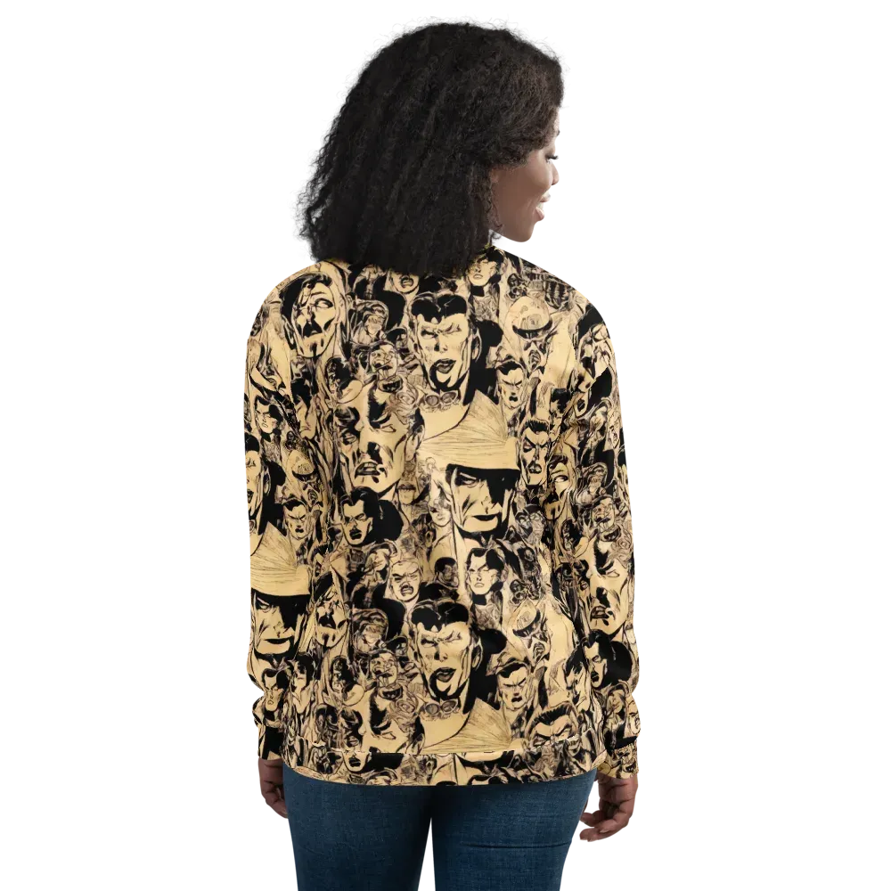 Ink Riot on Bomber Jacket — Back