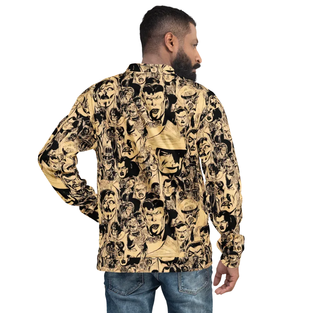 Ink Riot on Bomber Jacket — Back