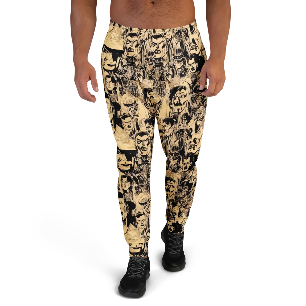 Ink Riot on Men's Joggers — Front