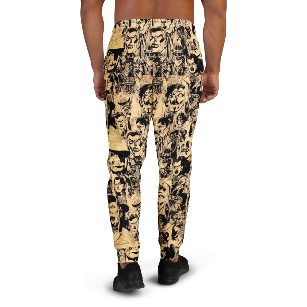 Ink Riot on Men's Joggers — Back