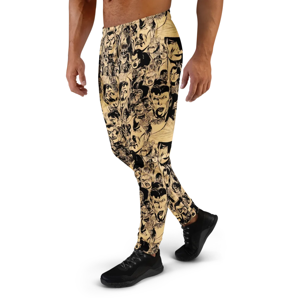 Ink Riot on Men's Joggers — Left