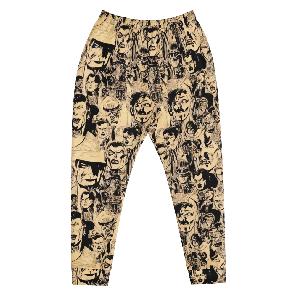 Ink Riot on Men's Joggers — Front