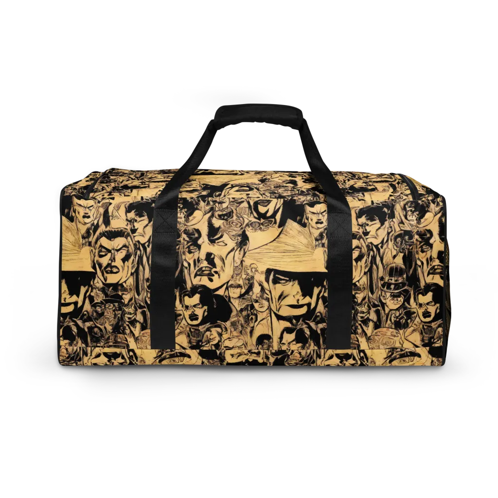 Ink Riot on Duffle Bag — Back
