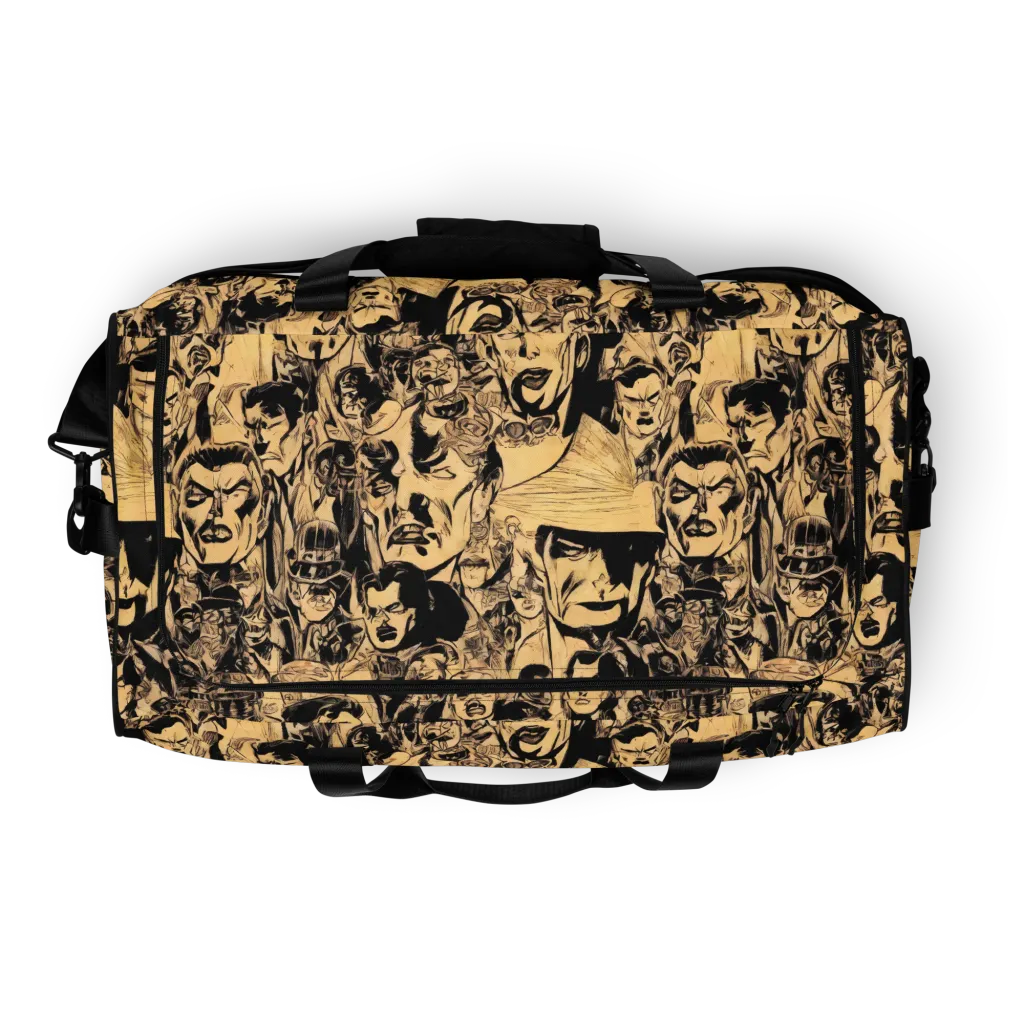 Ink Riot on Duffle Bag — Top