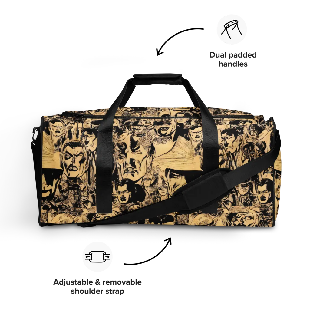 Ink Riot on Duffle Bag — Front