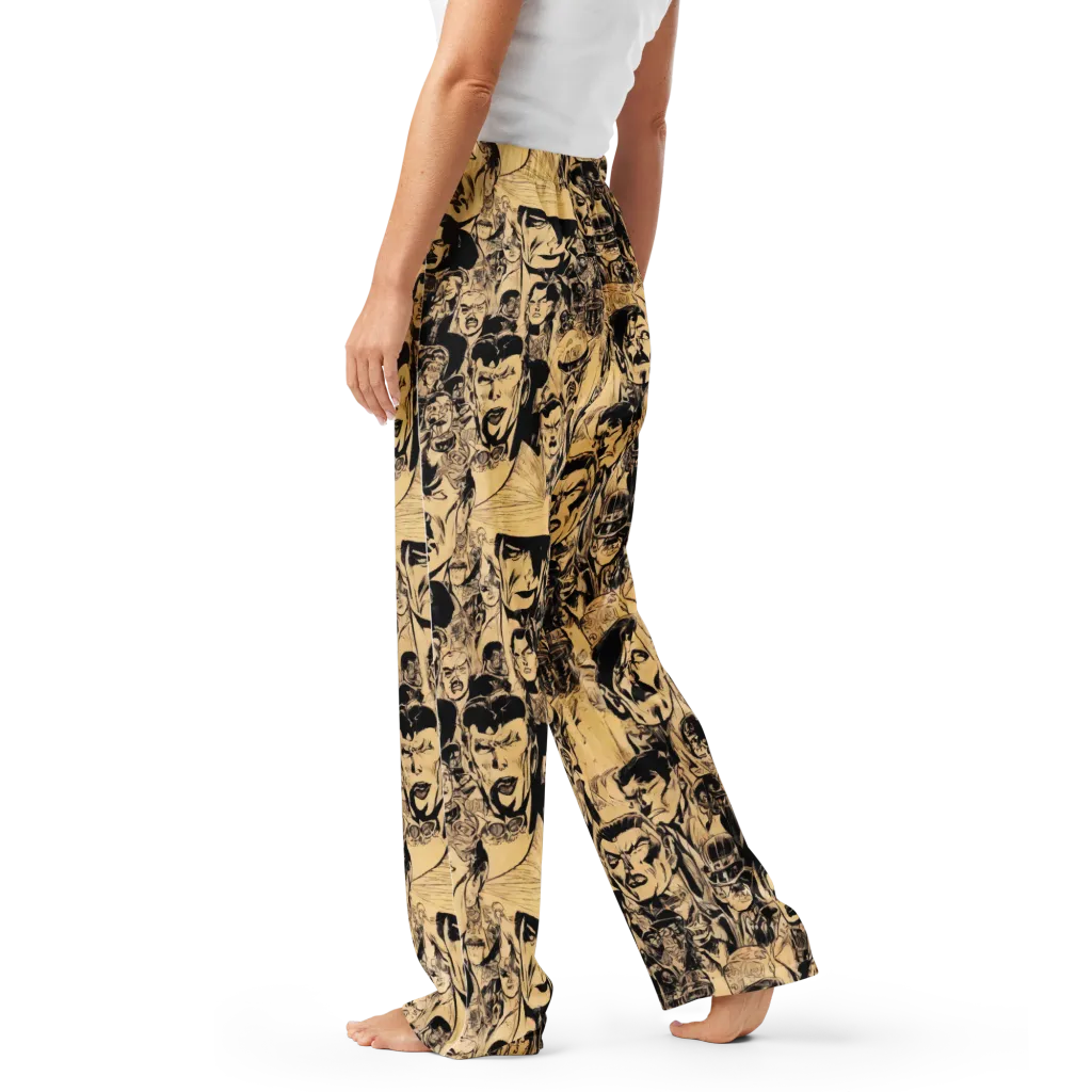 Ink Riot on Women's Pajama Pants — Left