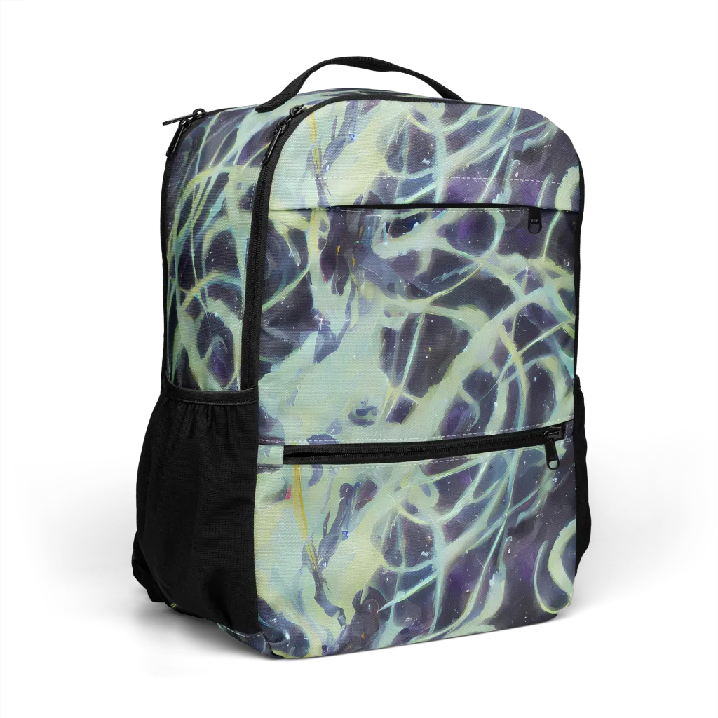 Lunar Cellscape on Utility Backpack — Right Front