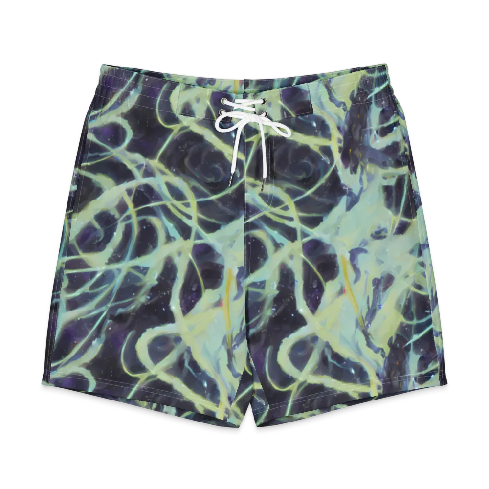 Lunar Cellscape on Men's Board Shorts — Front