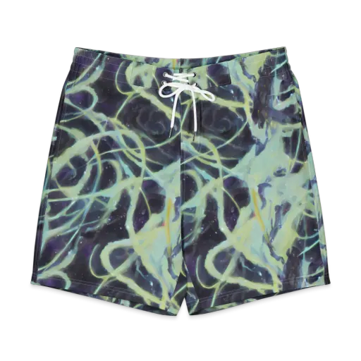 Lunar Cellscape on a Men's Board Shorts