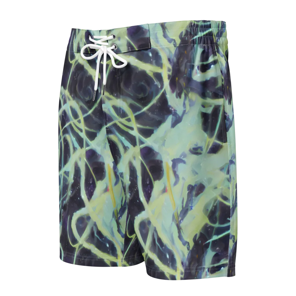 Lunar Cellscape on Men's Board Shorts — Front