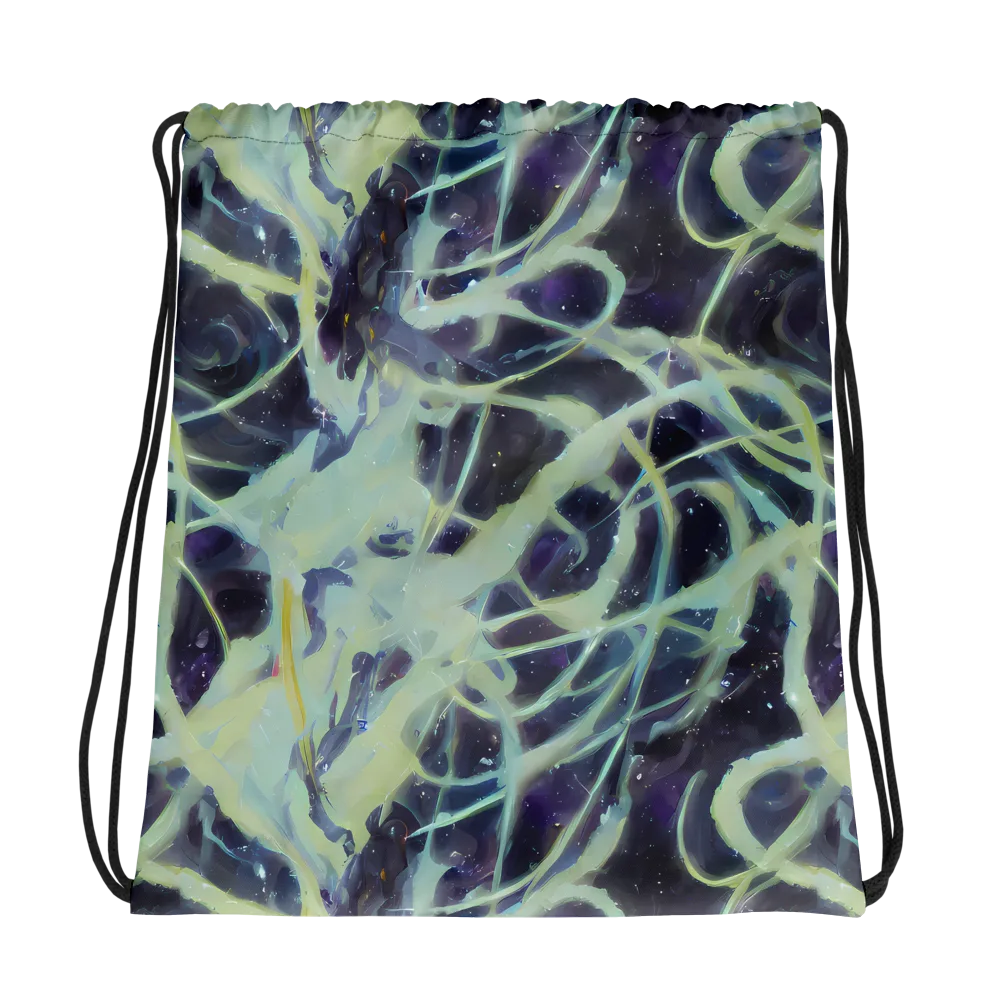 Lunar Cellscape on Drawstring Bag — Photo