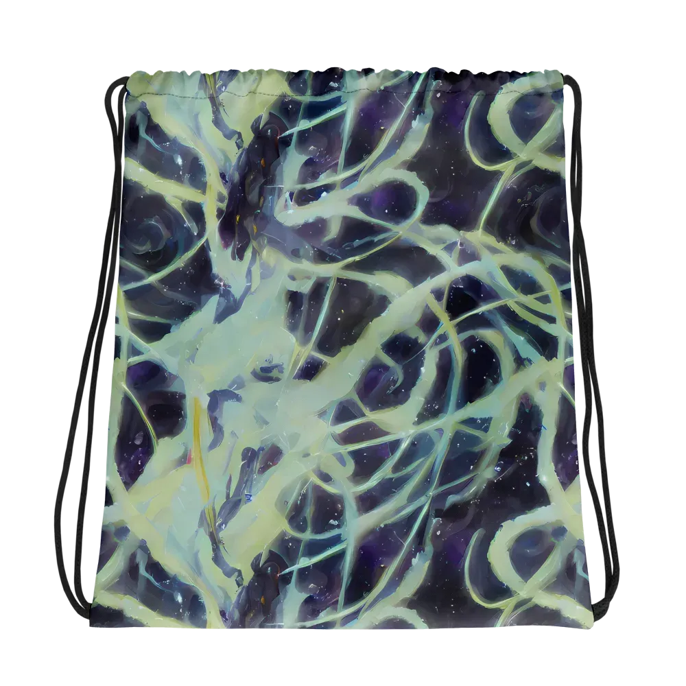 Lunar Cellscape on Drawstring Bag — Photo