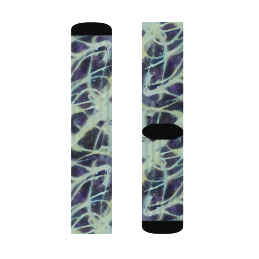 Lunar Cellscape on a Socks