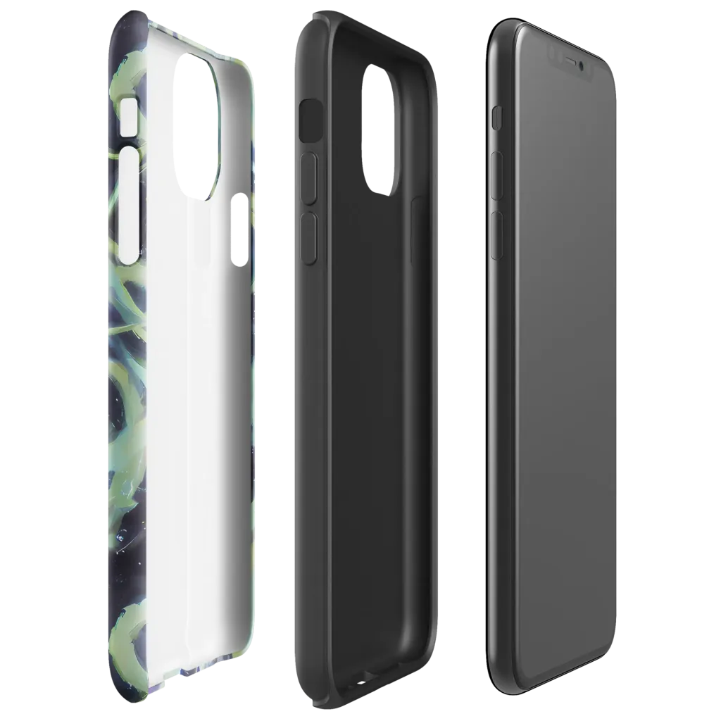 Lunar Cellscape on Tough Case for iPhone® — Right