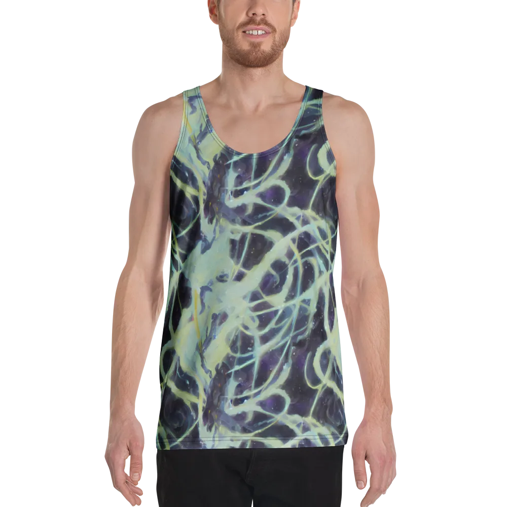 Lunar Cellscape on Men's Tank Top — Front