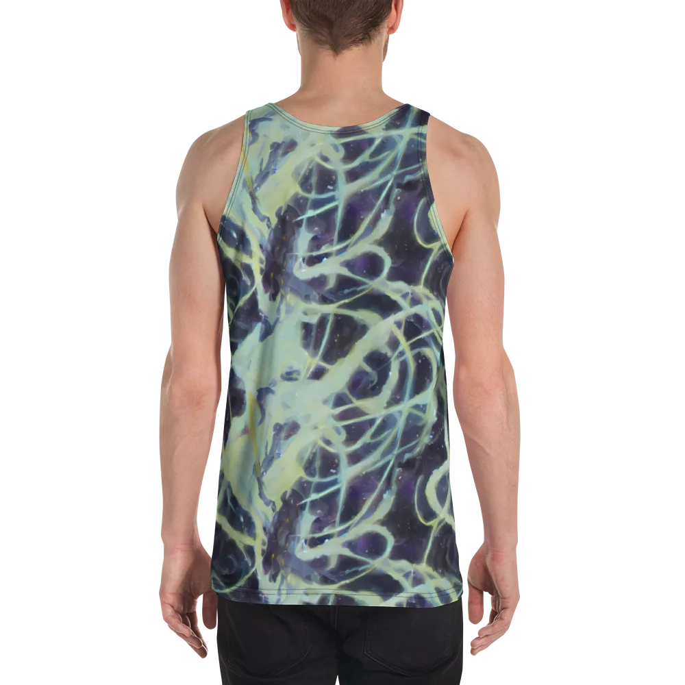 Lunar Cellscape on Men's Tank Top — Back