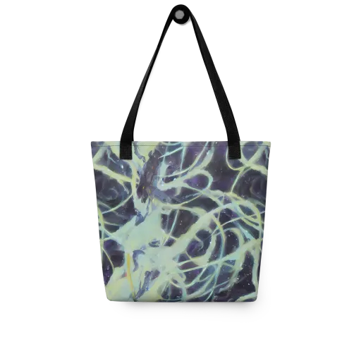 Lunar Cellscape on a Tote Bag