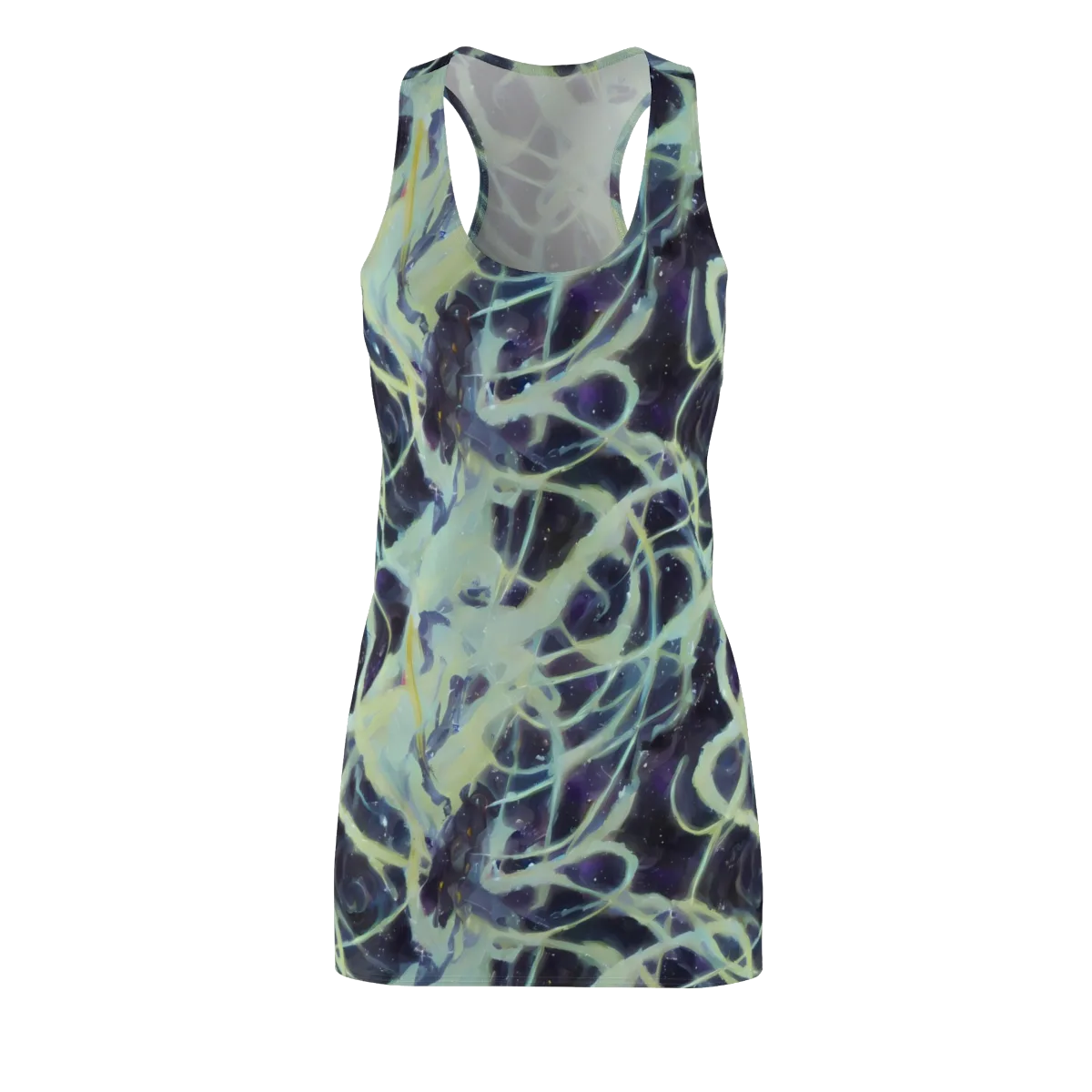 Lunar Cellscape on Racerback Dress — Front