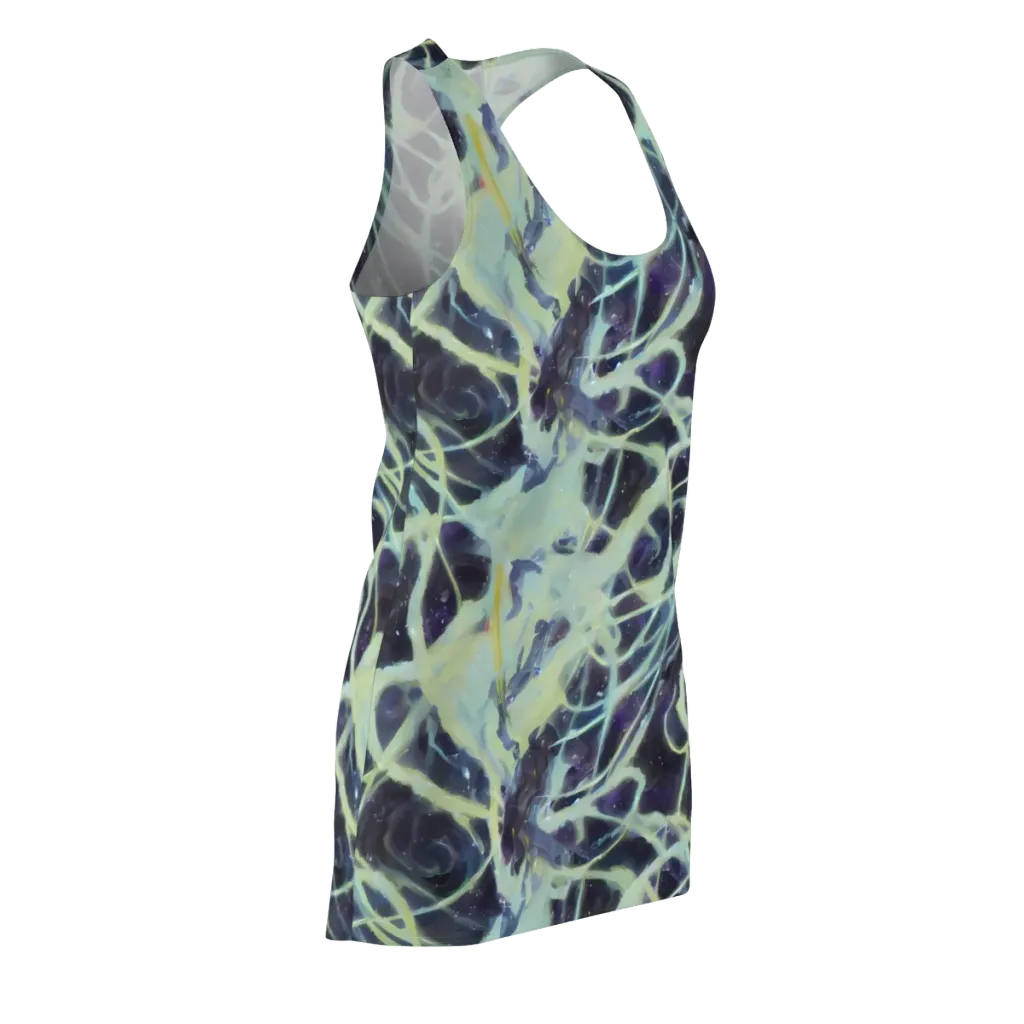 Lunar Cellscape on Racerback Dress — Front Side