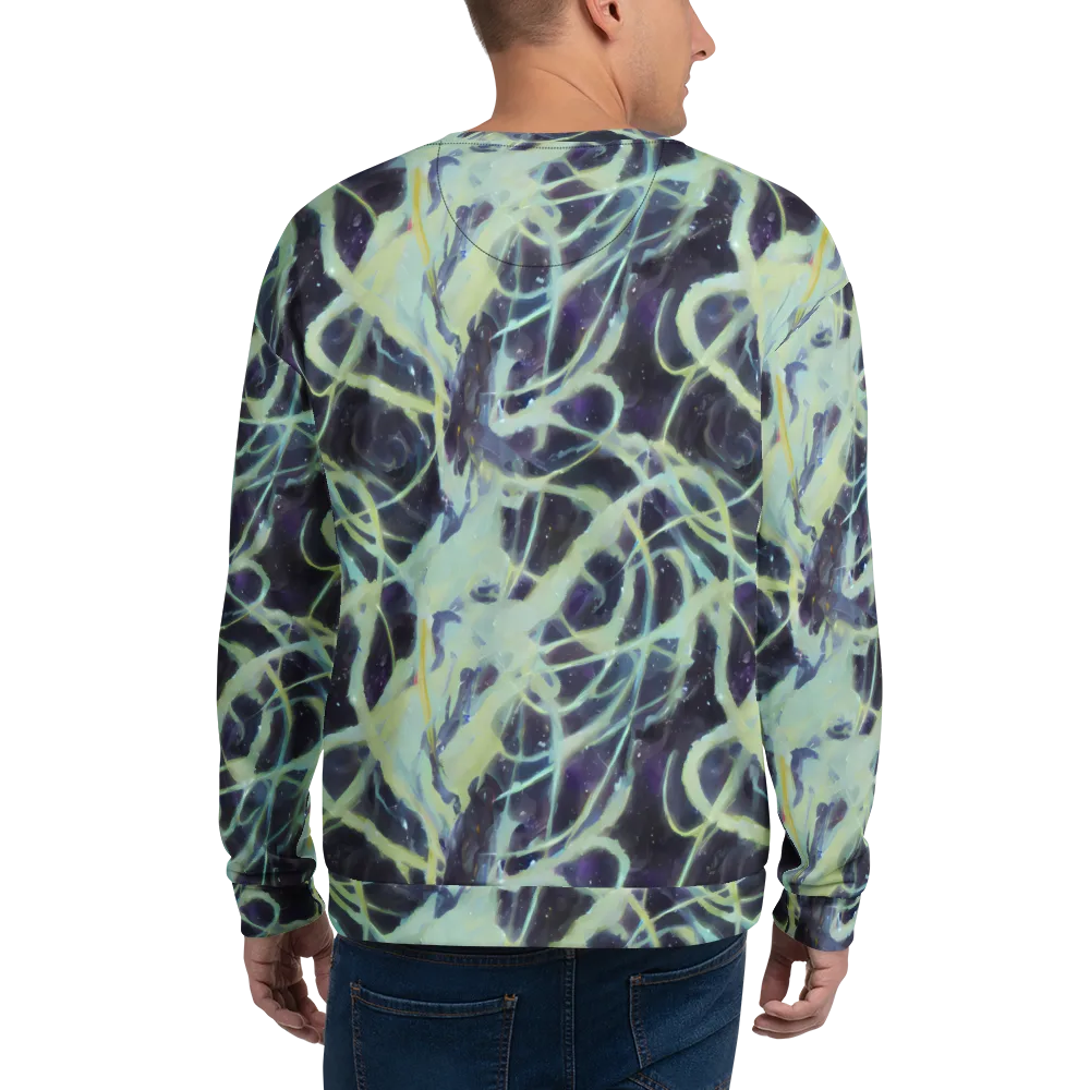 Lunar Cellscape on Sweatshirt — Back