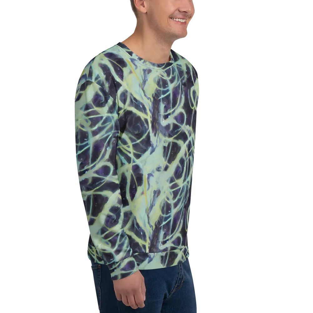 Lunar Cellscape on Sweatshirt — Right Front