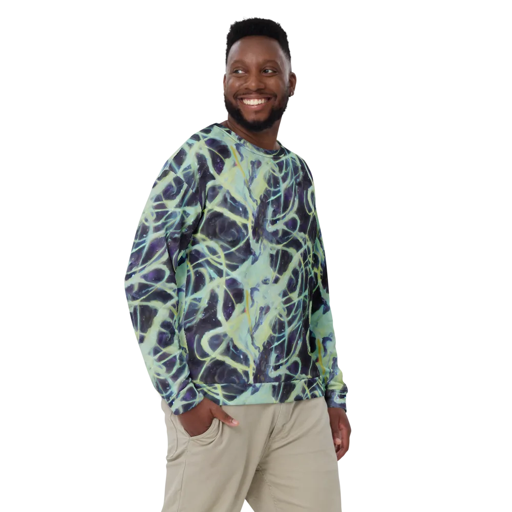 Lunar Cellscape on Sweatshirt — Front
