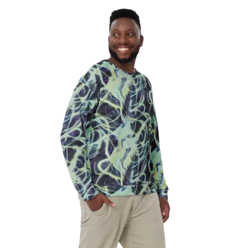 Lunar Cellscape on a Sweatshirt