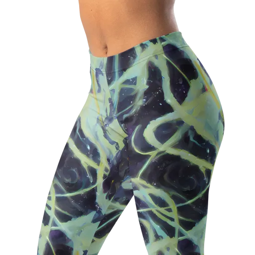 Lunar Cellscape on a Leggings