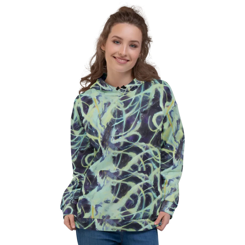 Lunar Cellscape on Hoodie — Front