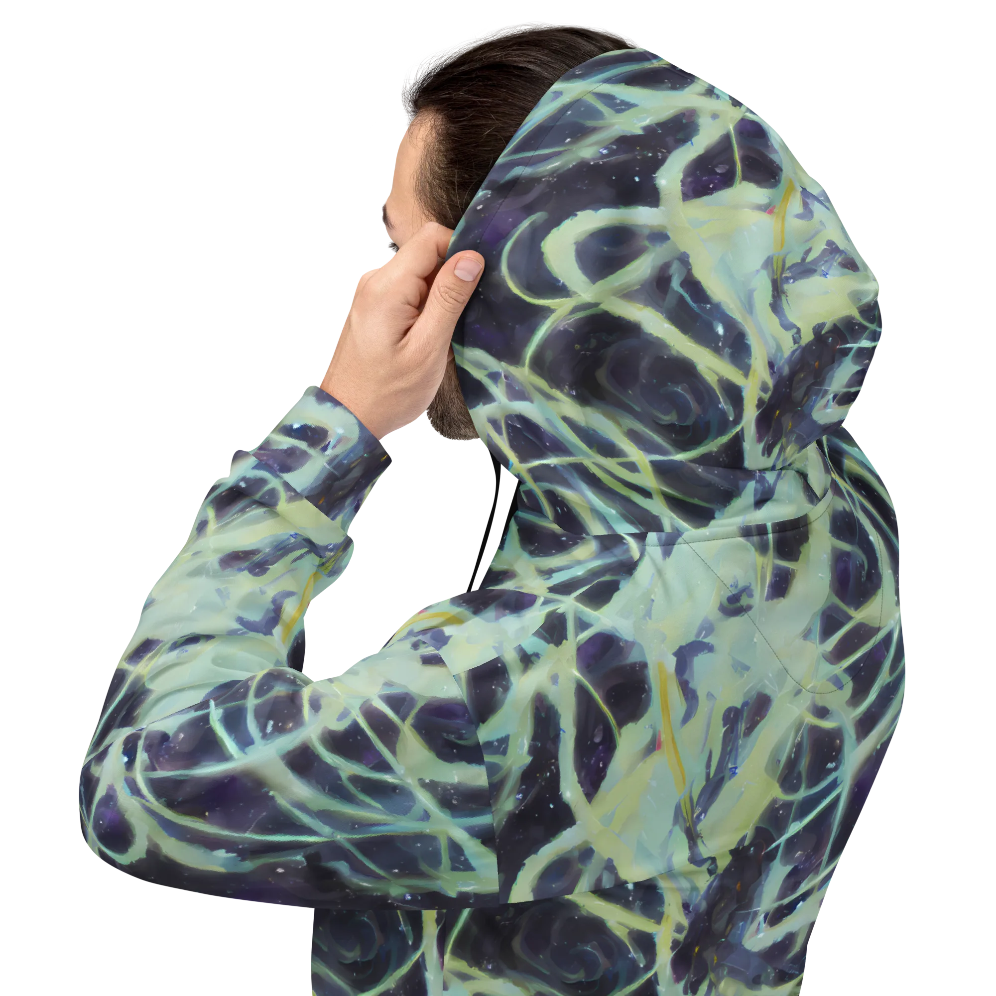 Lunar Cellscape on Hoodie — Back