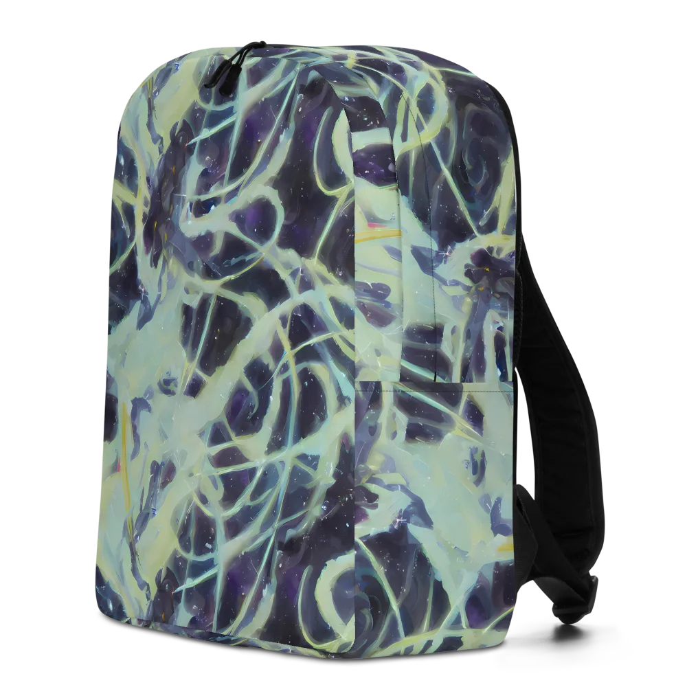 Lunar Cellscape on Minimalist Backpack — Left