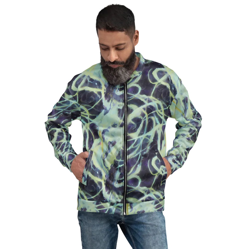 Lunar Cellscape on Bomber Jacket — Front