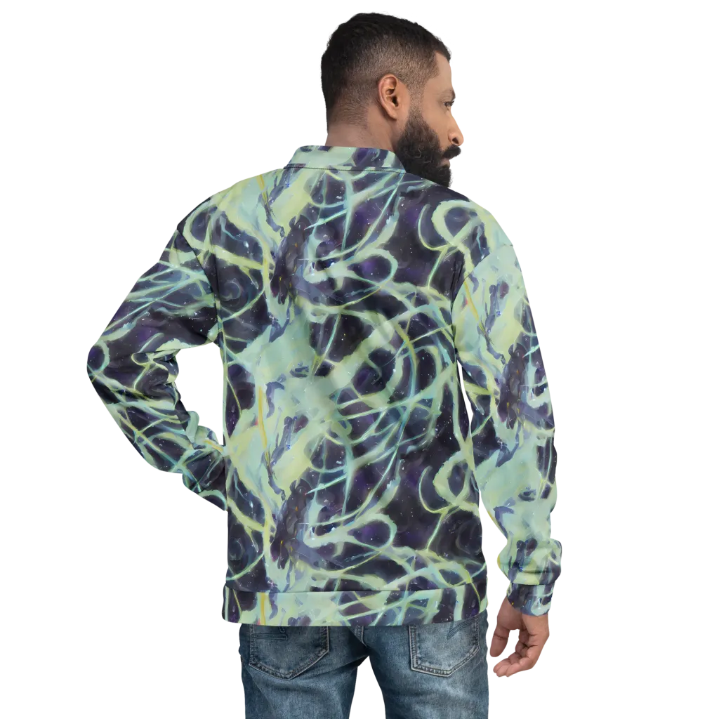 Lunar Cellscape on Bomber Jacket — Back