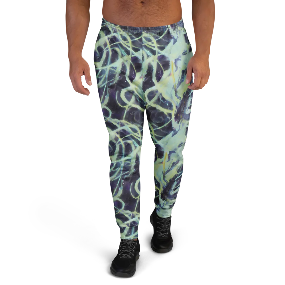 Lunar Cellscape on Men's Joggers — Front