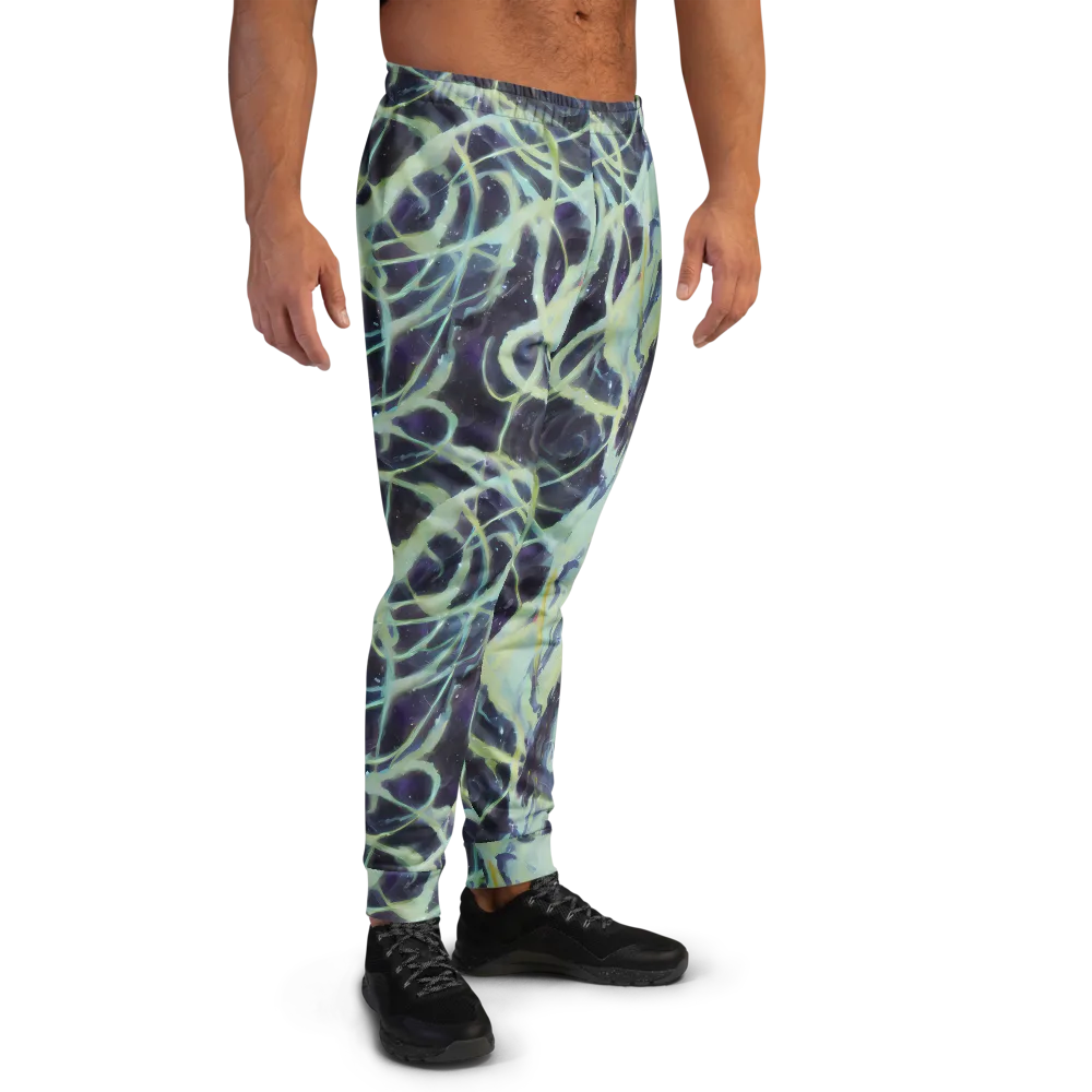 Lunar Cellscape on Men's Joggers — Right