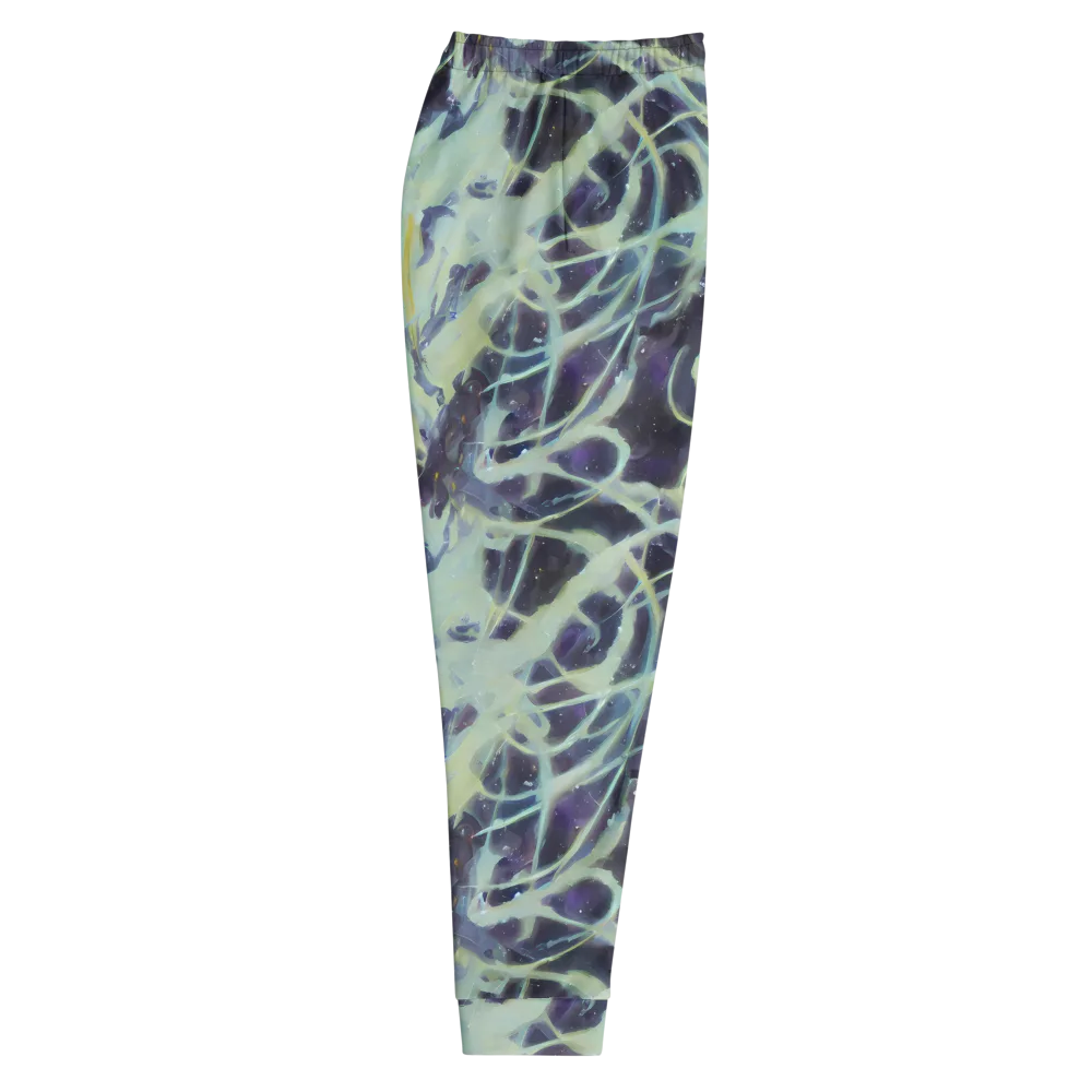 Lunar Cellscape on Men's Joggers — Right