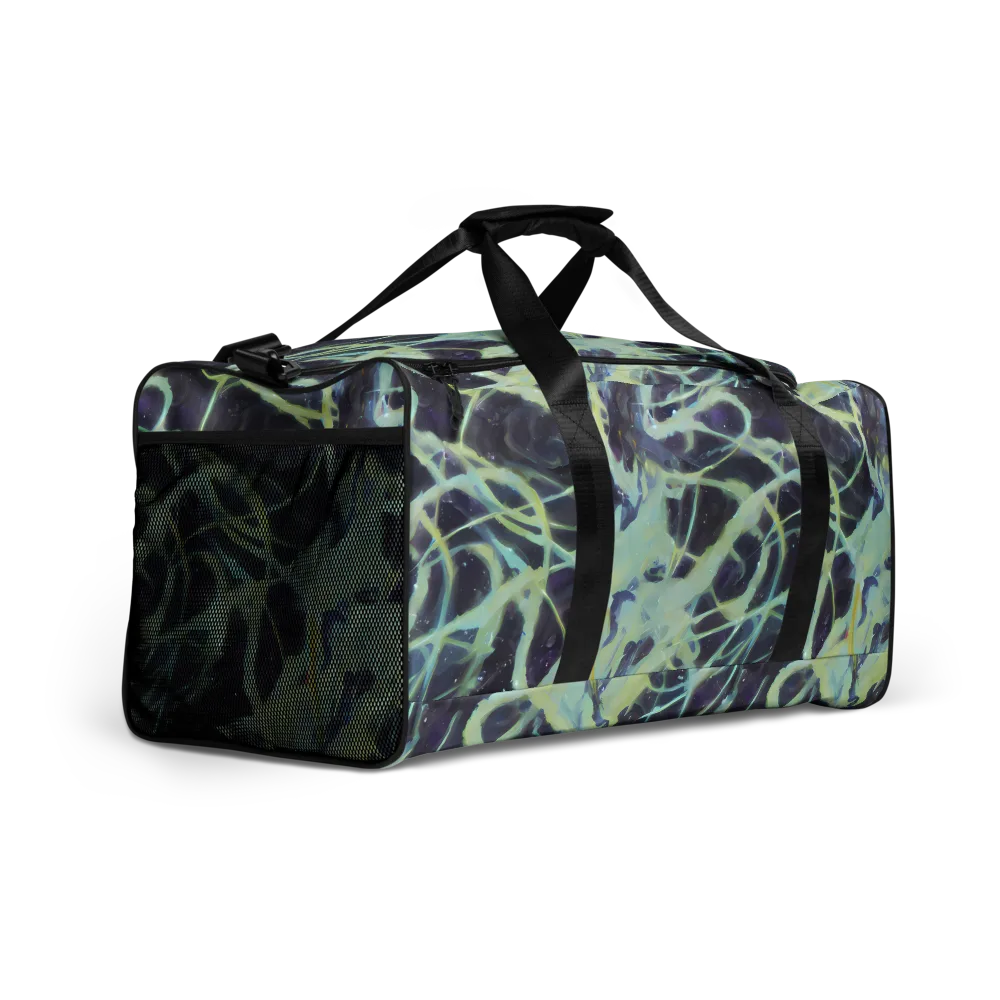 Lunar Cellscape on Duffle Bag — Right Front