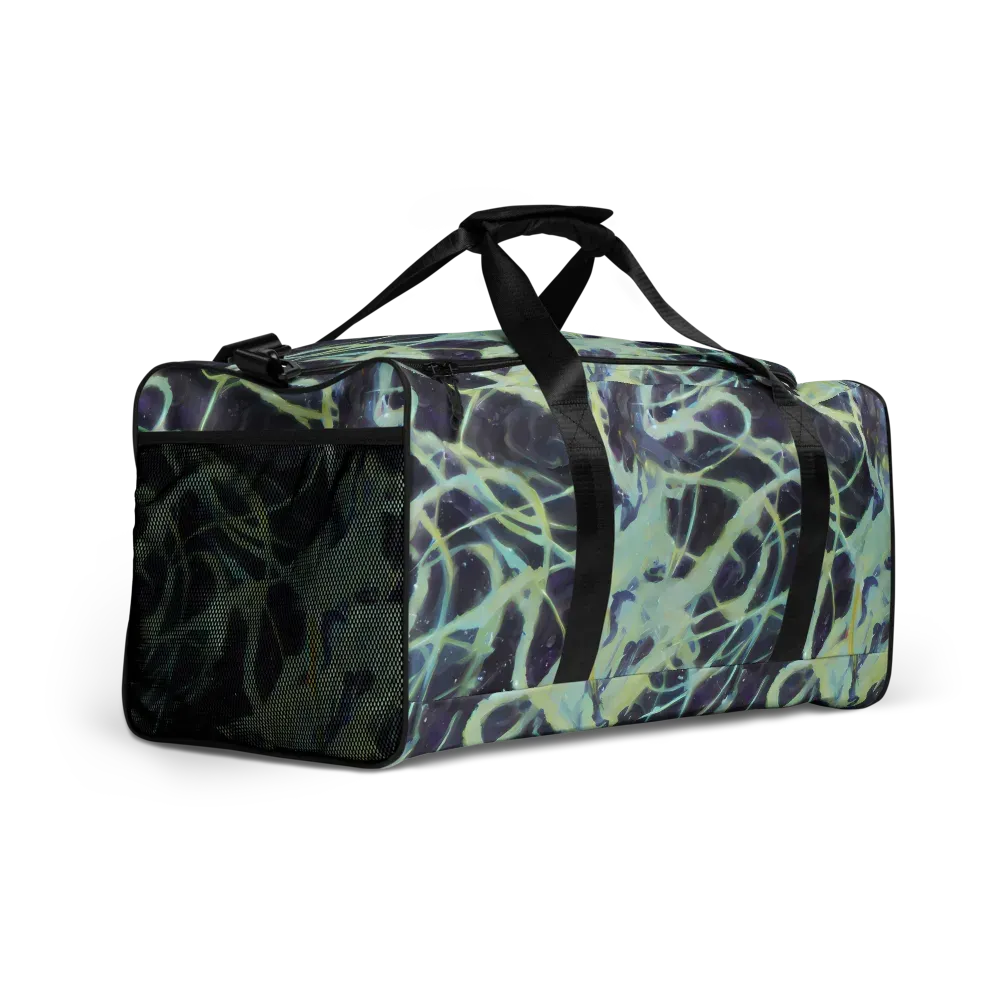Lunar Cellscape on Duffle Bag — Right Front