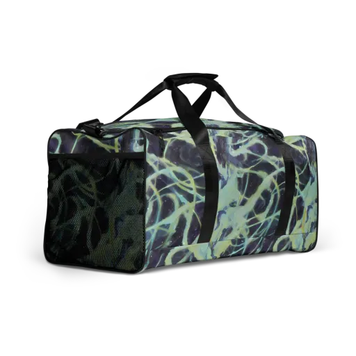 Lunar Cellscape on a Duffle Bag