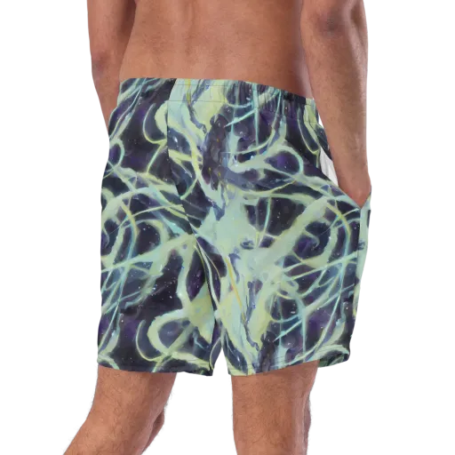 Lunar Cellscape on a Swim Trunks